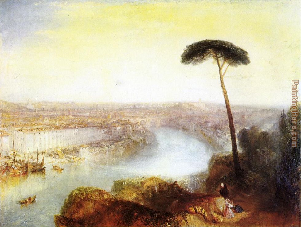 Rome from Mount Aventine painting - Joseph Mallord William Turner Rome from Mount Aventine art painting